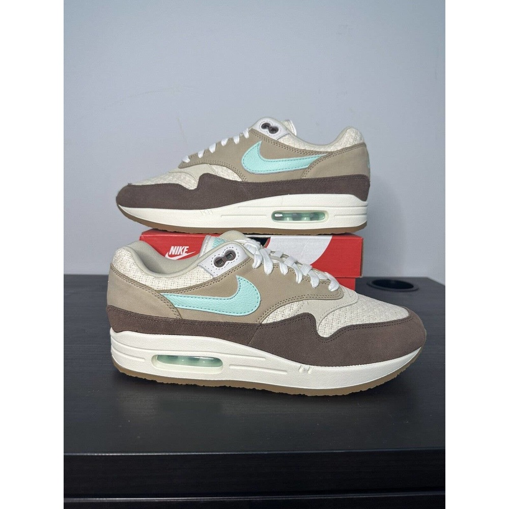 Nike Air Max 1 Premium 2 Crepe Hemp Medium Brown Men's Size 10 (FD5088-200) New!